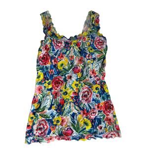 HANKY PANKY floral print camisole - NEW WITH TAGS - medium M